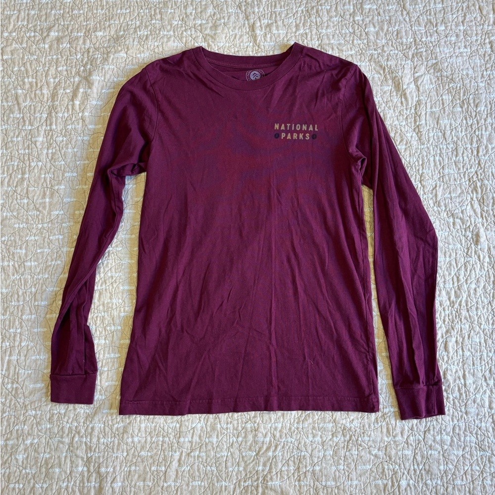 Parks Project National Parks Maroon Long Sleeve Tee
